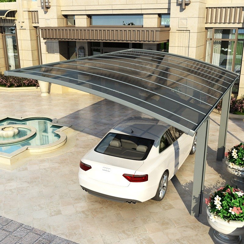 სტაციონალური პოლიკარბონატის გადახურვა